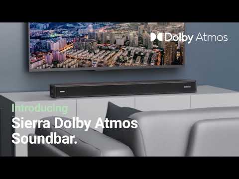 Introducing the MAJORITY Sierra 2.0.2 280W Dolby Atmos Soundbar