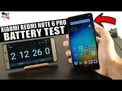 Xiaomi Redmi Note 6 Pro - Battery Drain Test & Charging Time
