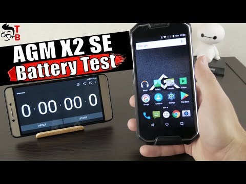 AGM X2 SE - Battery Drain Test and Charging Time