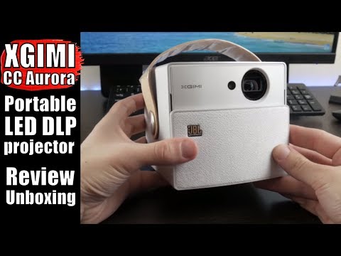 XGIMI CC Aurora REVIEW: AWESOME Portable LED DLP Projector + 3D Glasses and Tripod