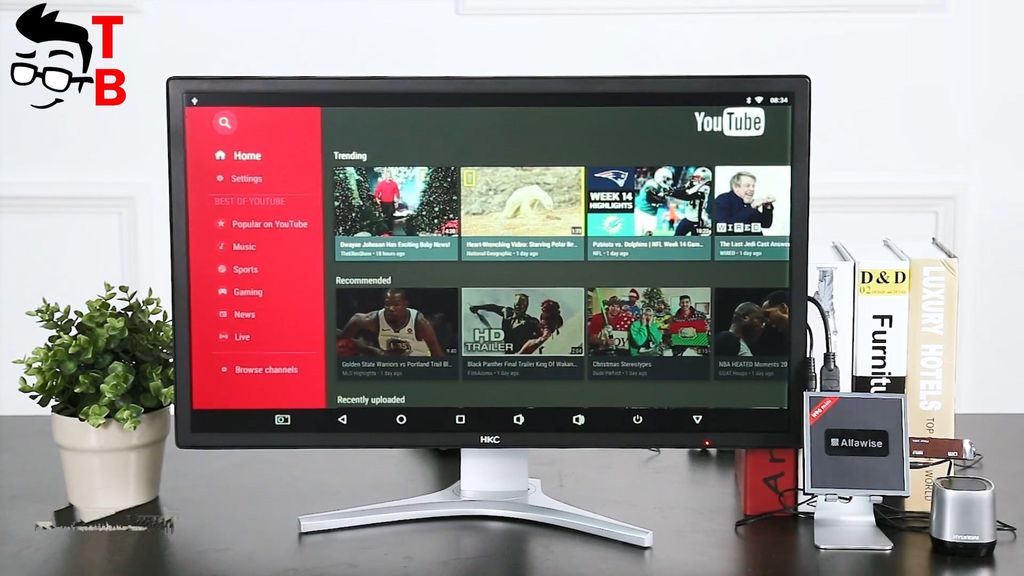 Alfawise H96 Mini: Android TV Box with HDMI Input/Output