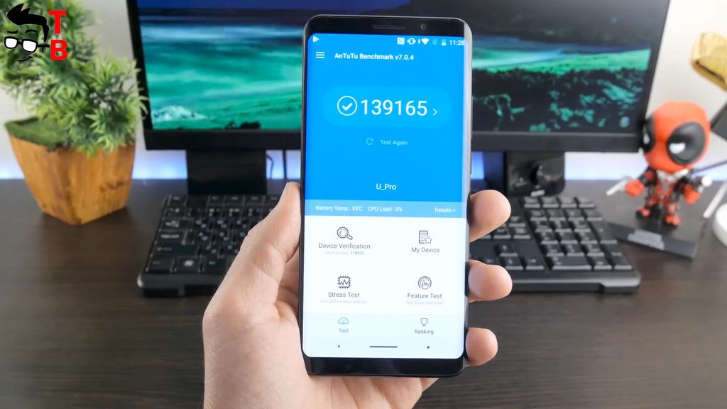 Elephone U Pro REVIEW antutu benchmark