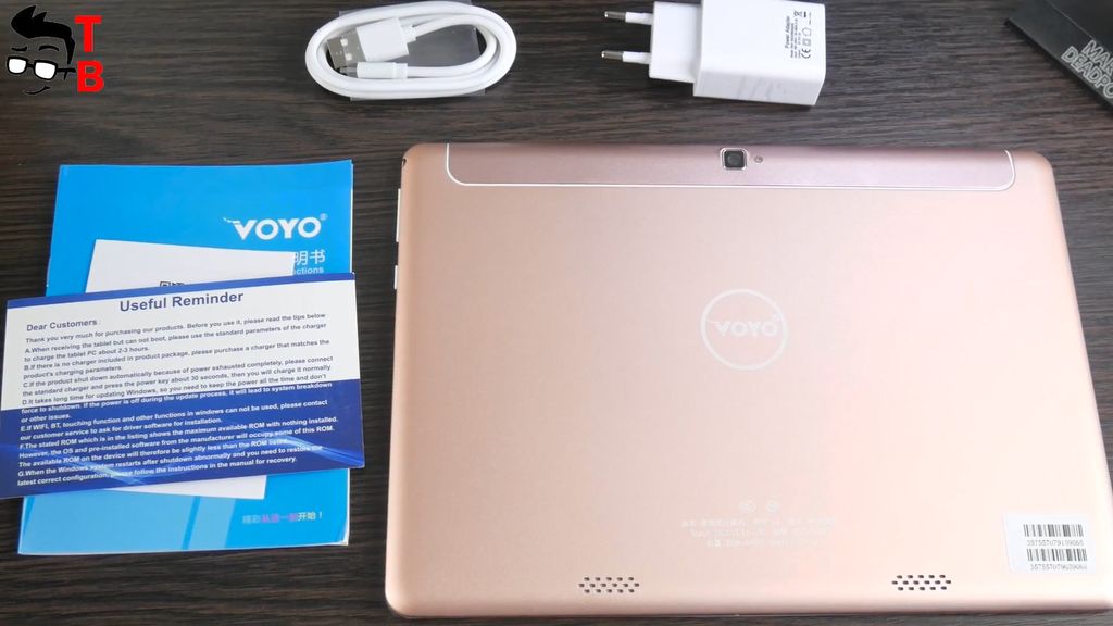 VOYO i8 Pro REVIEW package include