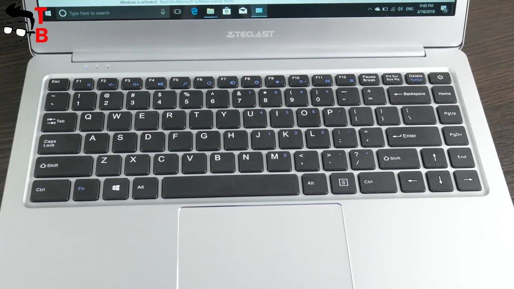 Teclast F7 REVIEW keyboard