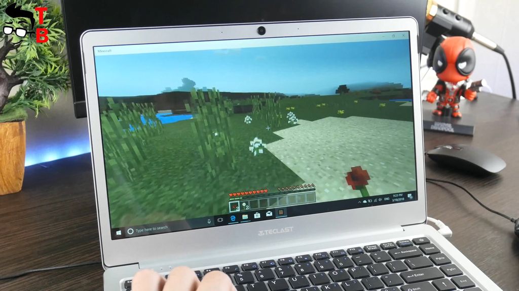 Teclast F7 REVIEW gaming minecraft