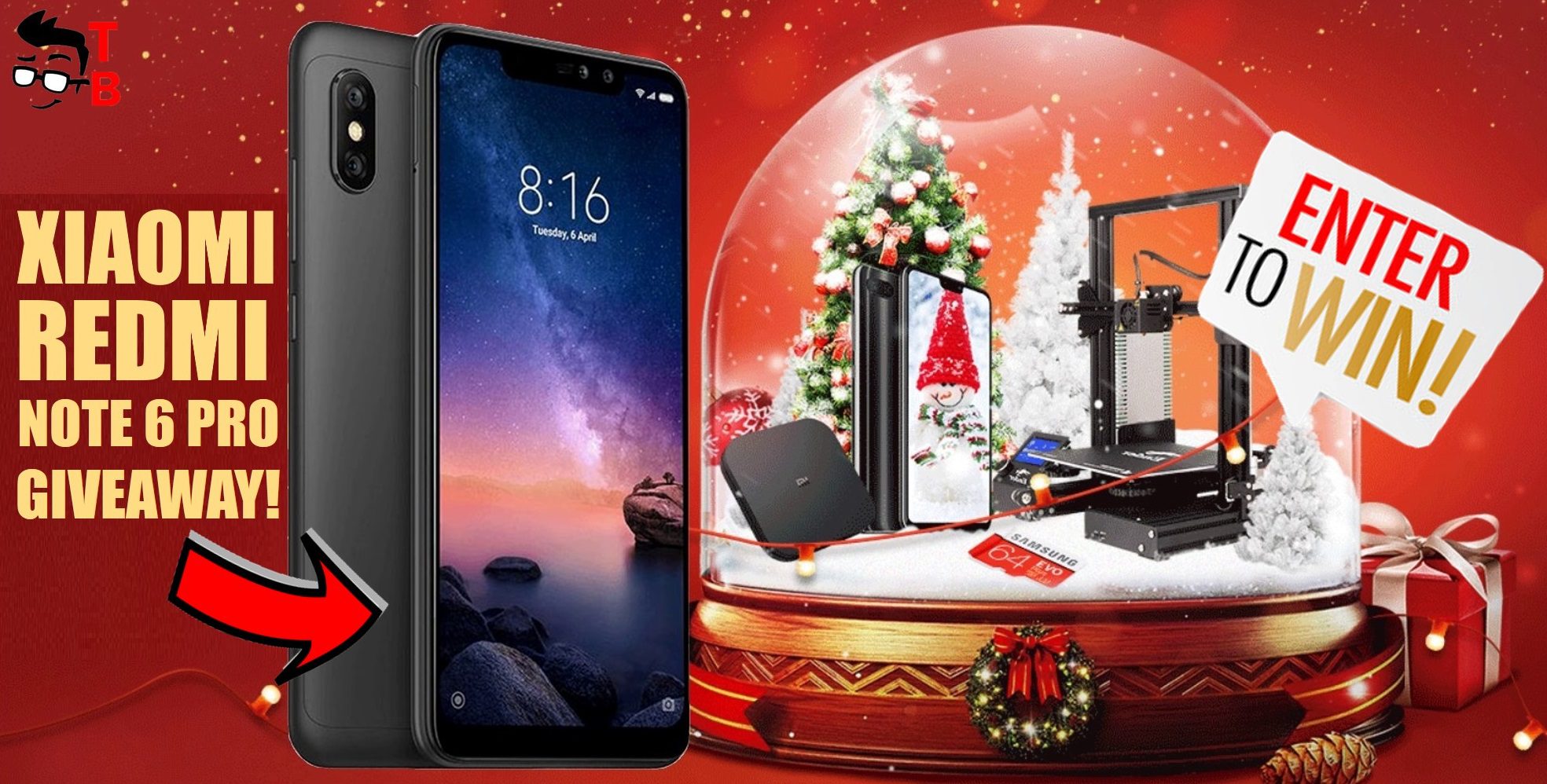 Xiaomi Redmi Note 6 Pro GIVEAWAY! Win a new smartphone for Christmas and New Year 2019! (STILL OPEN)