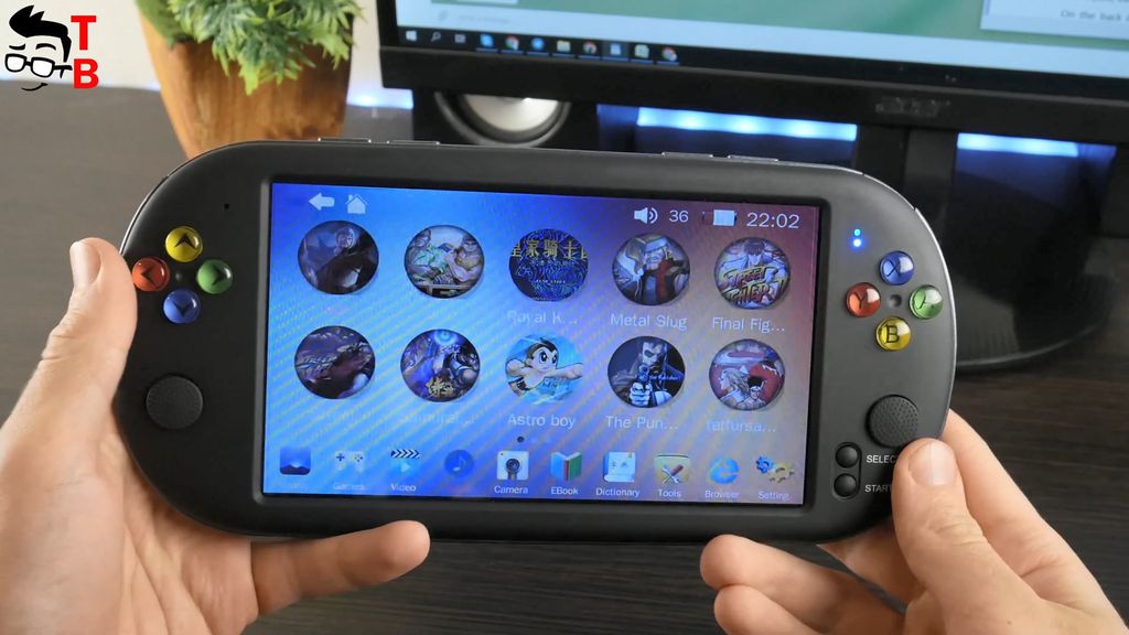 x16 handheld game console