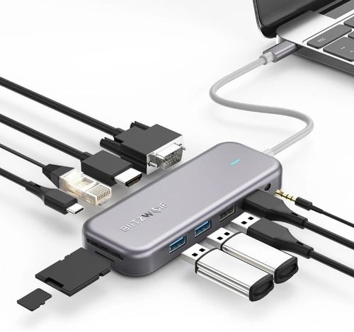 BlitzWolf BW-TH8 11 in 1 USB-C Data Hub - Banggood