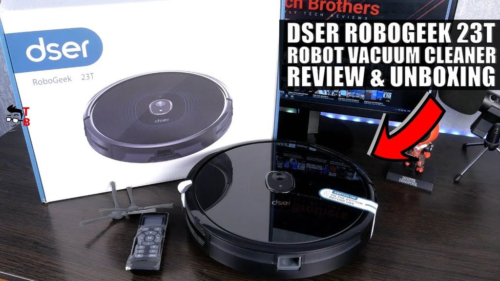 Dser RoboGeek 23T REVIEW: Only $180 Robot Vacuum Cleaner!