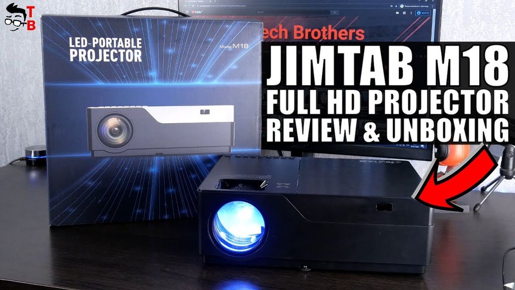 JIMTAB M18 REVIEW: Is this projector GOOD for home theater?