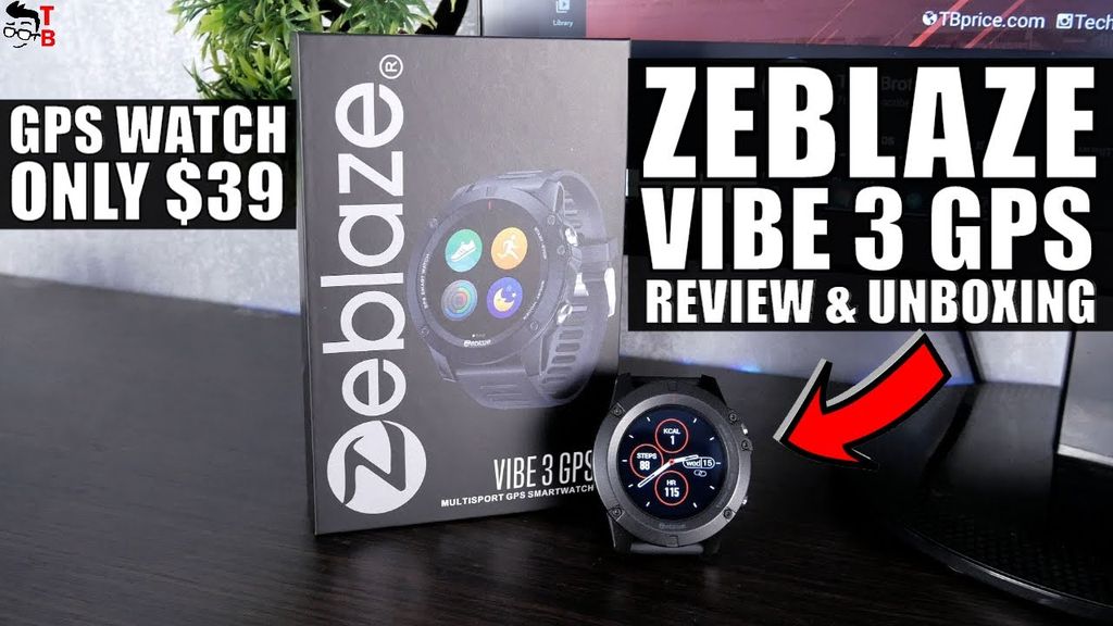 Zeblaze Vibe 3 GPS REVIEW: Only $39 GPS Sports Watch!