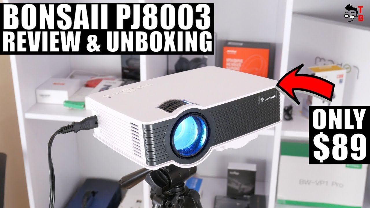 Bonsaii PJ8003 REVIEW: Should you buy projector under $100?