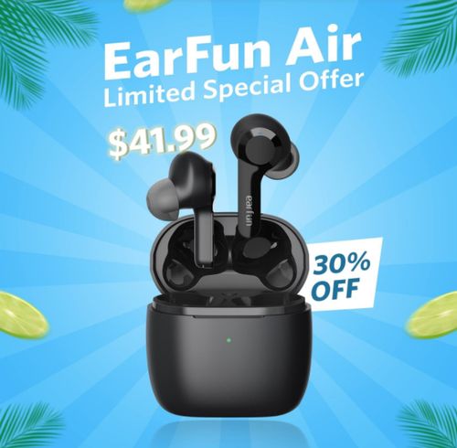 EarFun Air - Black - COUPON: EFAIR30