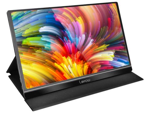 15.6 Inch Lepow Full HD 1080P Portable LED Monitor with HDMI Type C | COUPON: 9DE7JV5W