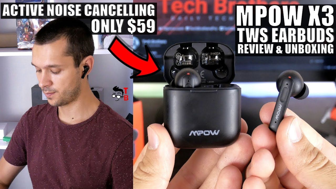 MPOW X3 REVIEW: Budget TWS Earbuds With Active Noise Cancelling!