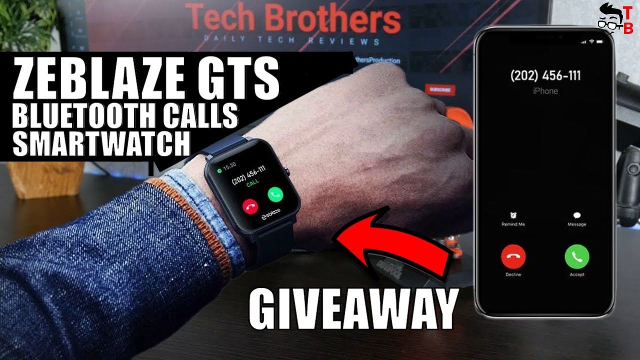 Zeblaze GTS Is A $19 Smartwatch That Can Make Phone Calls! GIVEAWAY