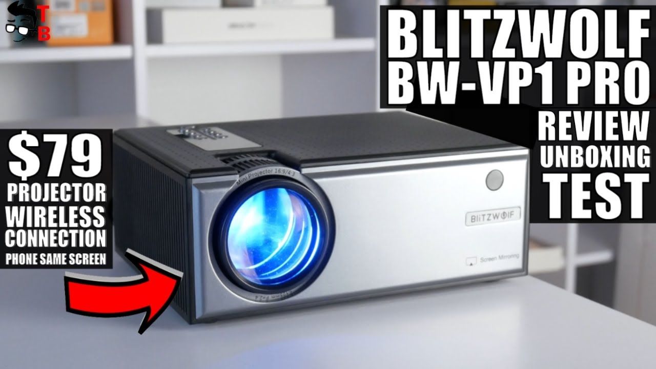 Blitzwolf BW-VP1 Pro REVIEW: This $80 Projector Is Great!