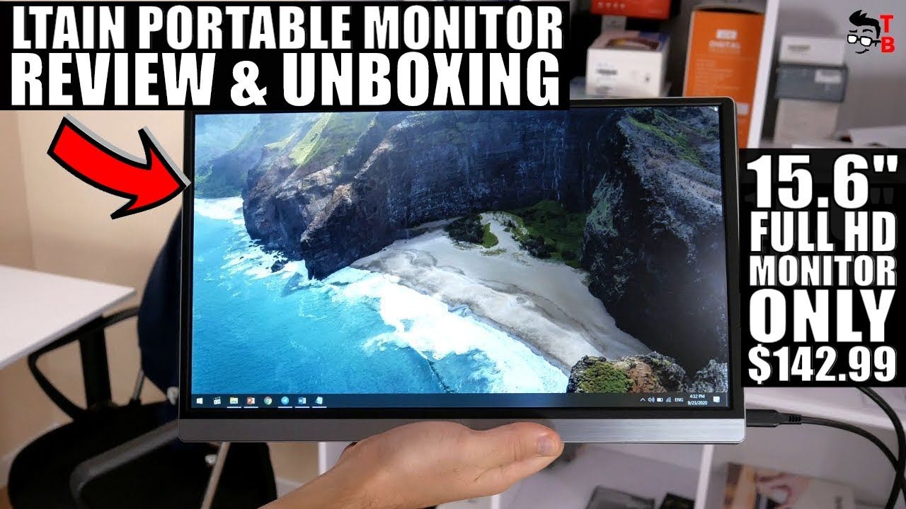 LTAIN Portable Monitor REVIEW, Unboxing and Test