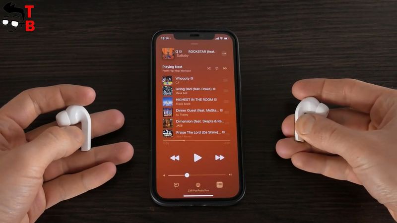 So, I think you will agree with me that ZMI PurPods Pro look similar to Apple AirPods, but this is more an advantage than a disadvantage for me because I like its simple and clean design.