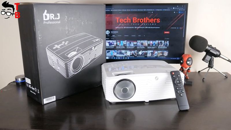 DR.J Professional AK-40 REVIEW: This Full HD Projector Is Very Bright!