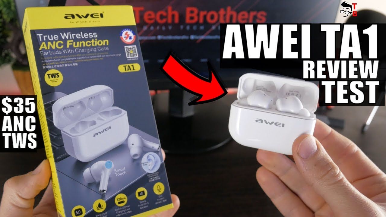 AWEI TA1 REVIEW: The Cheapest ANC Earbuds With Great Microphone!