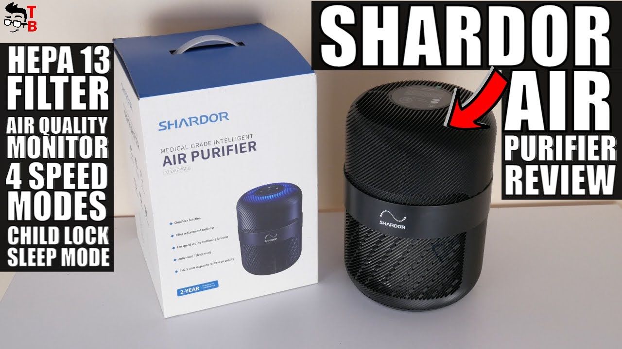 SHARDOR Air Purifier REVIEW: It Also Has Air Quality Monitor!