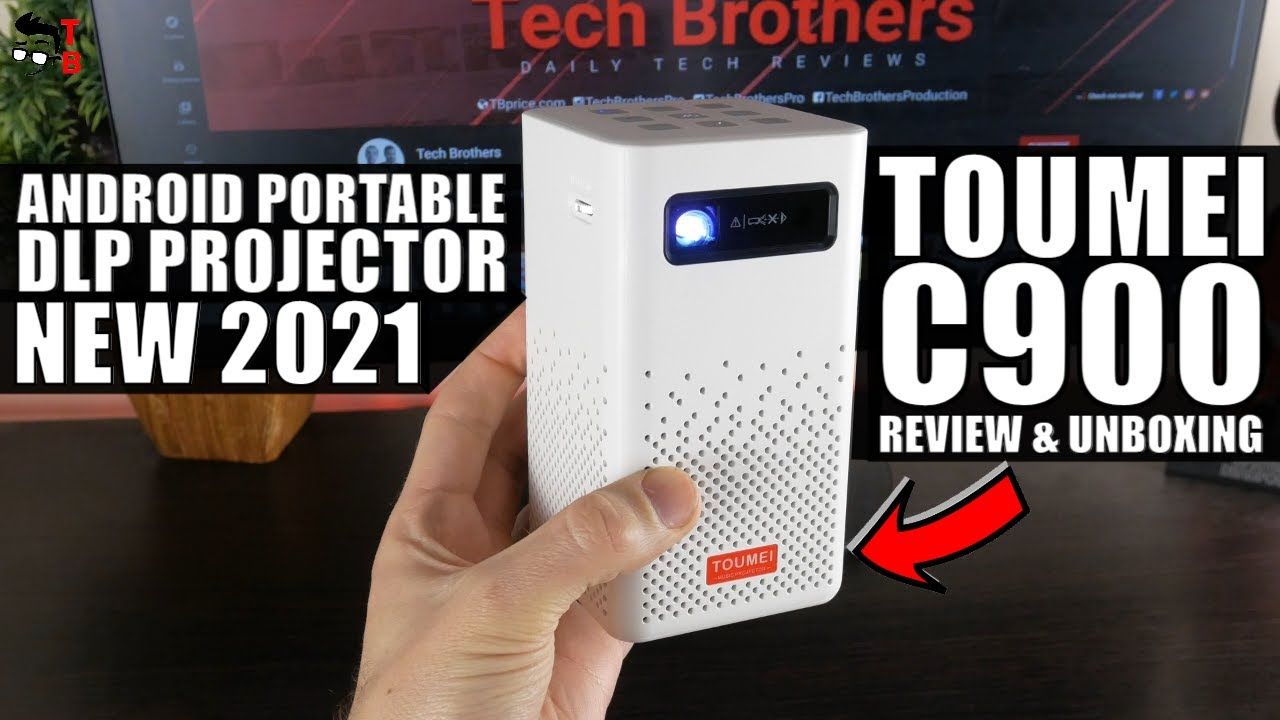 Toumei C900 Full REVIEW: Best Portable Android Projector 2021!