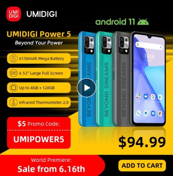 UMIDIGI Power 5 - Aliexpress