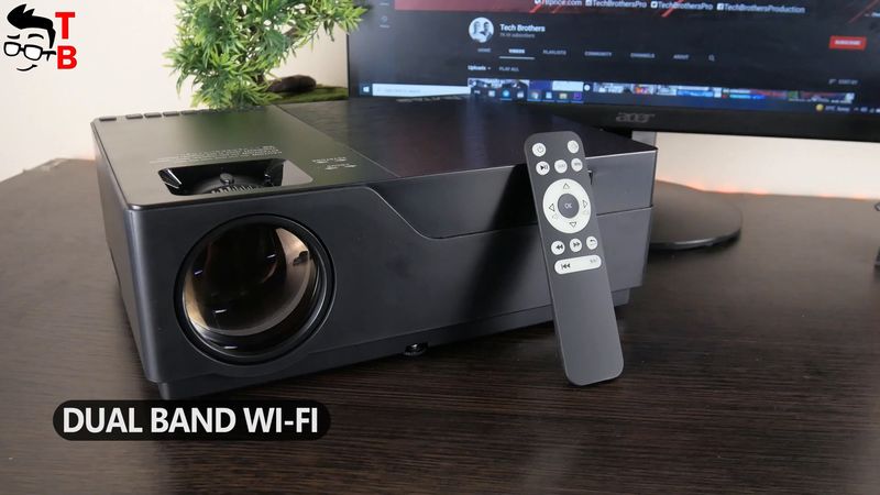 JIMTAB M18 Pro REVIEW: New 1080P Projector With Screen Mirroring!