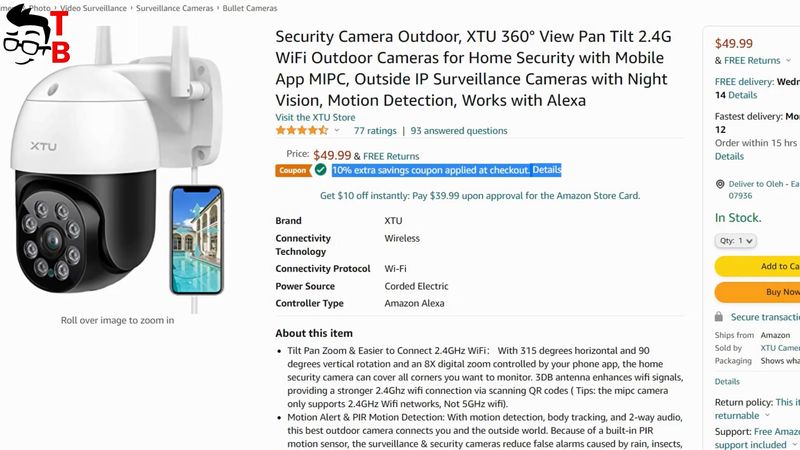 XTU 844 REVIEW: Wi-Fi and Ethernet Security Outdoor Camera!