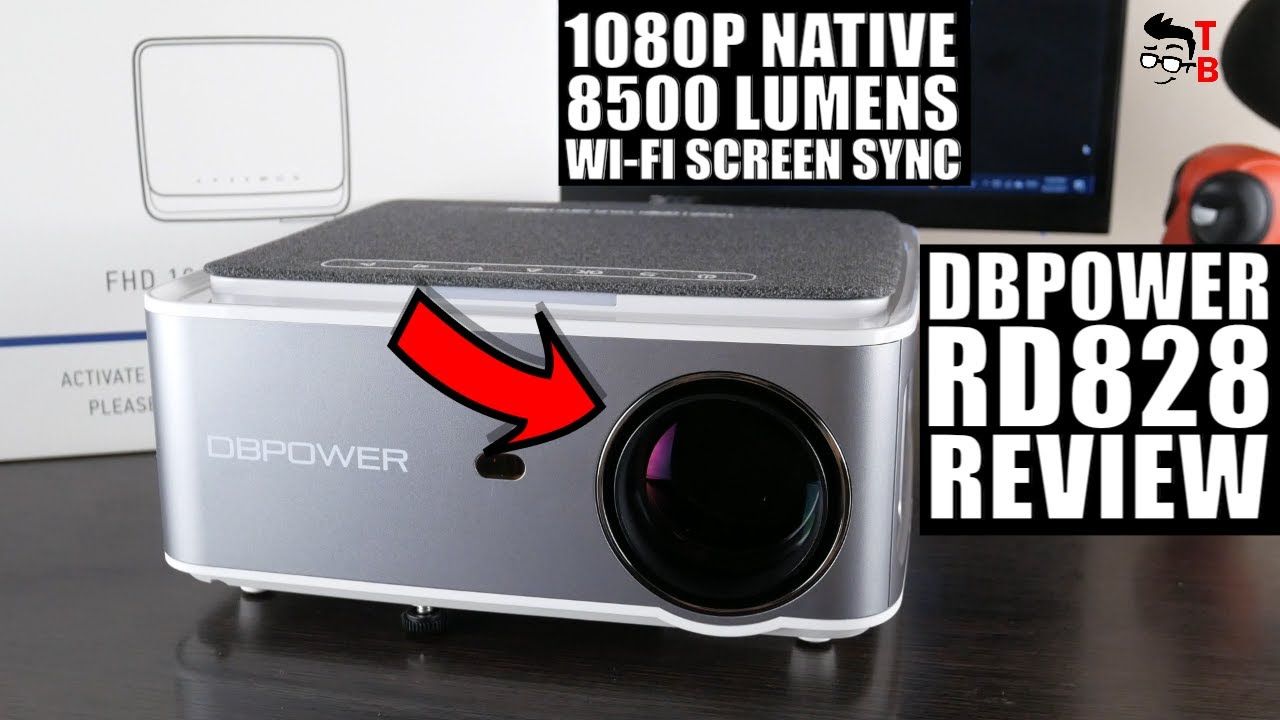 High Quality Full HD Projector 2021! DBPOWER RD828 Full REVIEW