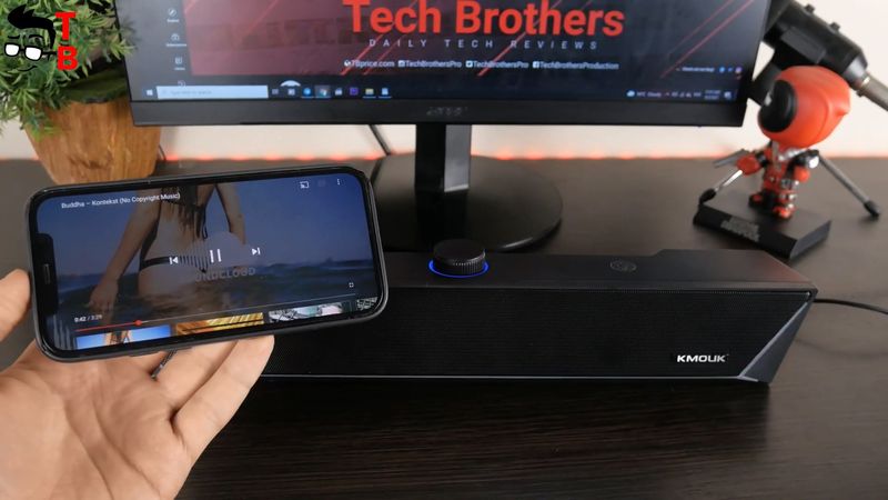 KMOUK KM-HSB002 REVIEW: Bluetooth Gaming Soundbar Only $36!