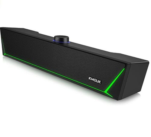 KMOUK Bluetooth Computer Sound Bar - $10 OFF COUPON - Amazon