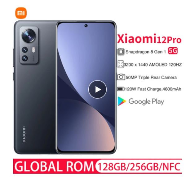 Xiaomi Mi 12 Pro 5G Global Rom - Aliexpress