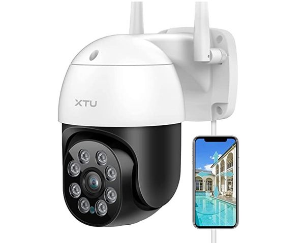 XTU 360° Pan Tilt 2.4G Wired WiFi Camera - Amazon