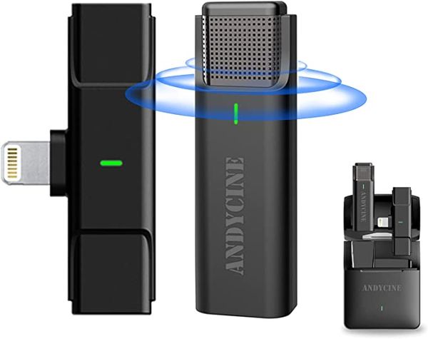 ANDYCINE Wireless Lavalier Microphone - Amazon
