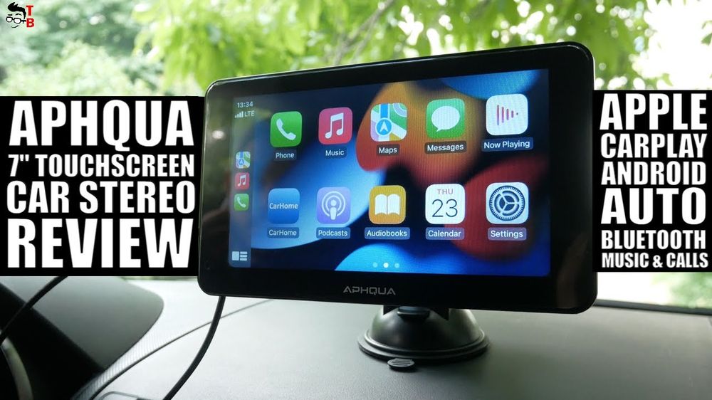 Apple CarPlay and Android Auto For Your Car! APHQUA Touchscreen Car Stereo REVIEW