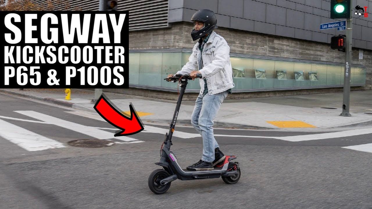 City and Off-Road Electric Scooters 2022! Segway Kickscooter P65 and P100S