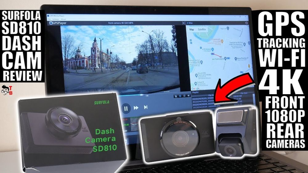 4K Dual Dash Cam 2022! Surfola SD810 Full REVIEW