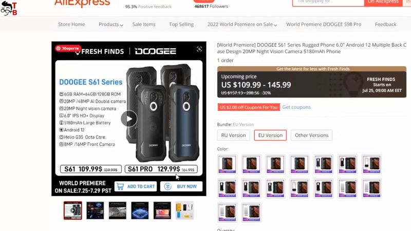 DOOGEE S61 and S61 Pro: These Rugged Phones Deverce Your Attention!