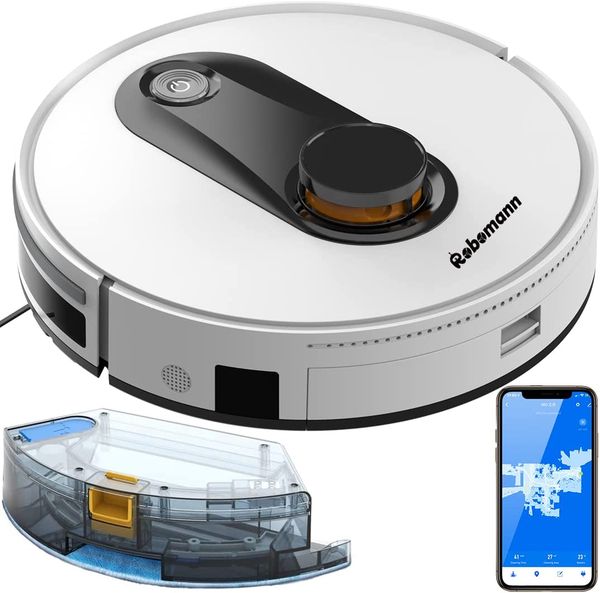 Robomann 361 Robot Vacuum Cleaner Laser Navigation Smart - Amazon