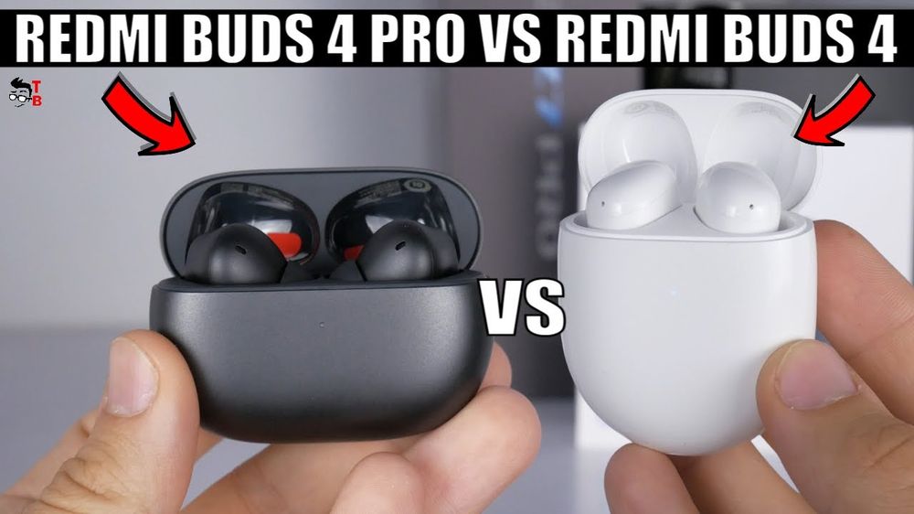 Hands-on Comparison of Xiaomi Redmi Buds 4 and Redmi Buds 4 Pro