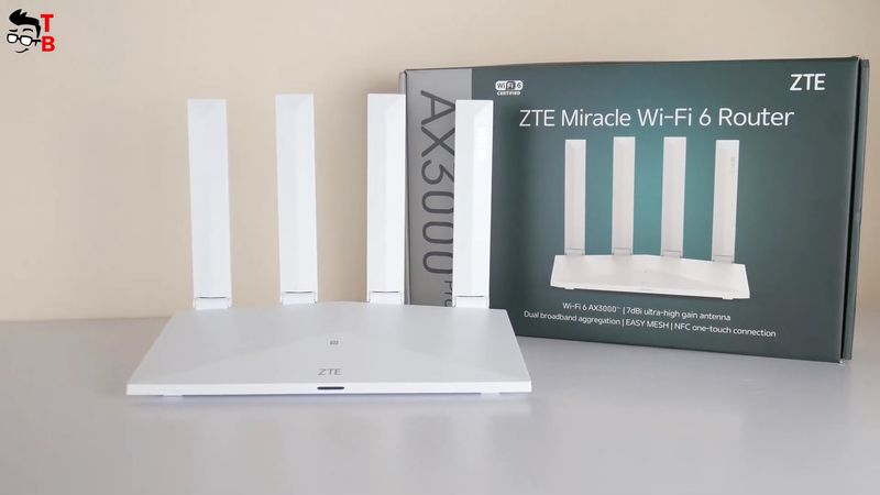 Vegetation section Sicily Ultra-Fast 3000MBps Wi-Fi 6 Router! ZTE Miracle AX3000 Pro REVIEW