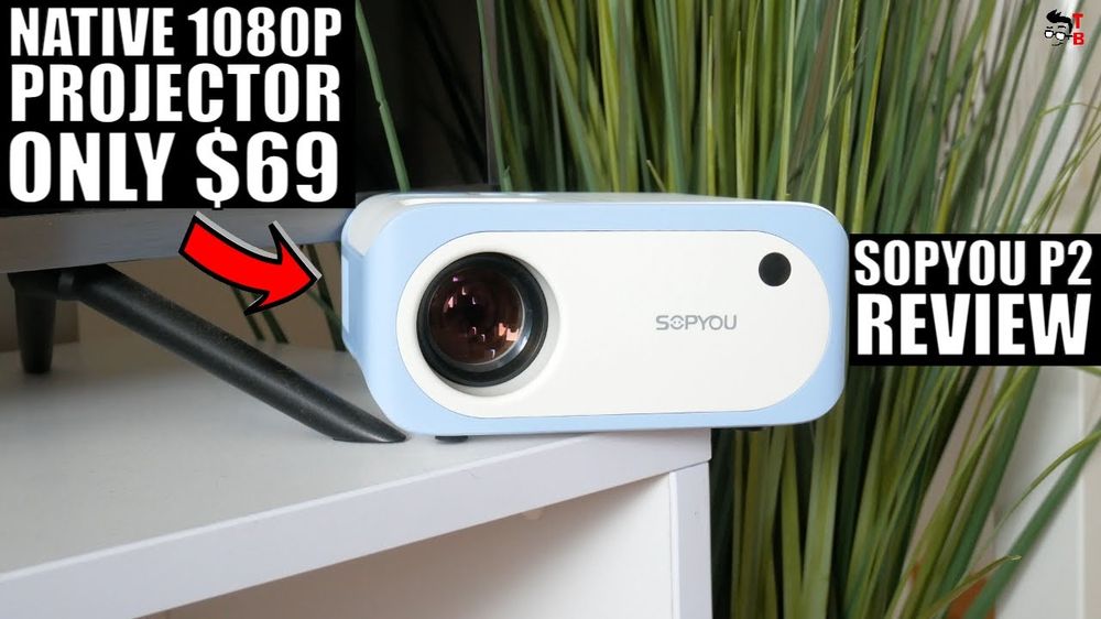 How Can Native 1080P Projector Cost $69? SOPYOU P2 REVIEW