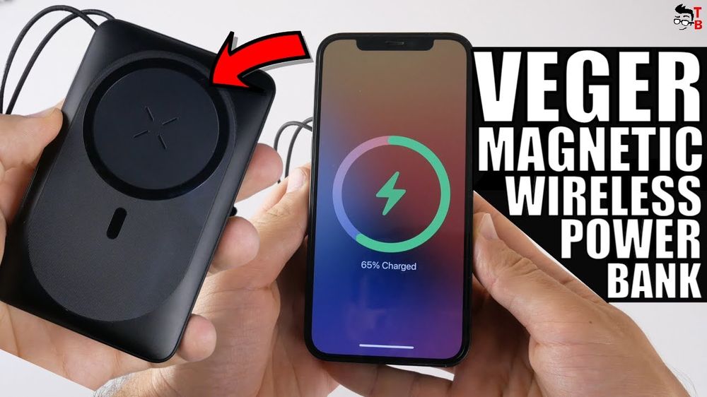 Charging On The Go Without Cables For iPhone 12/13! Veger MagOn Magnetic Wireless Power Bank REVIEW