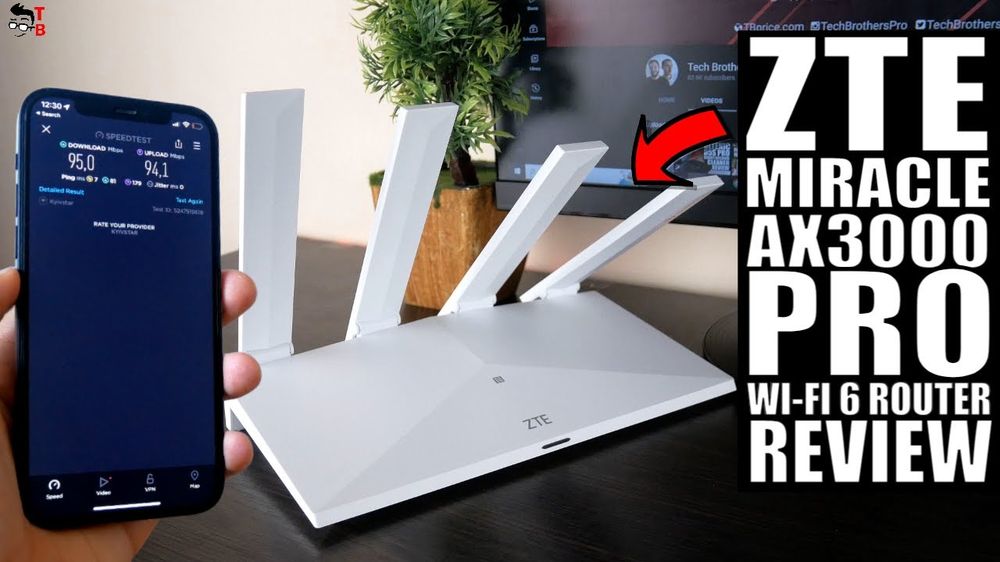 Ultra-Fast 3000MBps Wi-Fi 6 Router! ZTE Miracle AX3000 Pro REVIEW