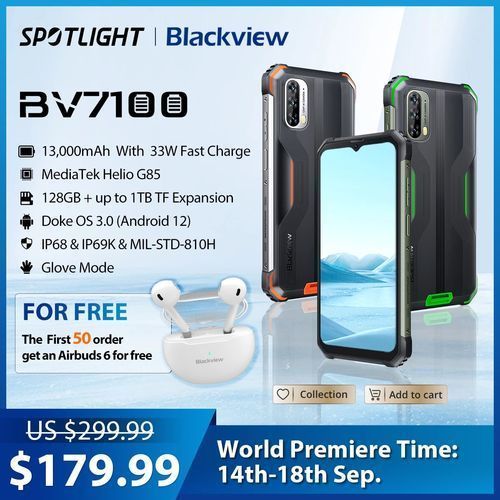 Blackview BV7100 Rugged Phone - WORLD PREMIERE - Aliexpress
