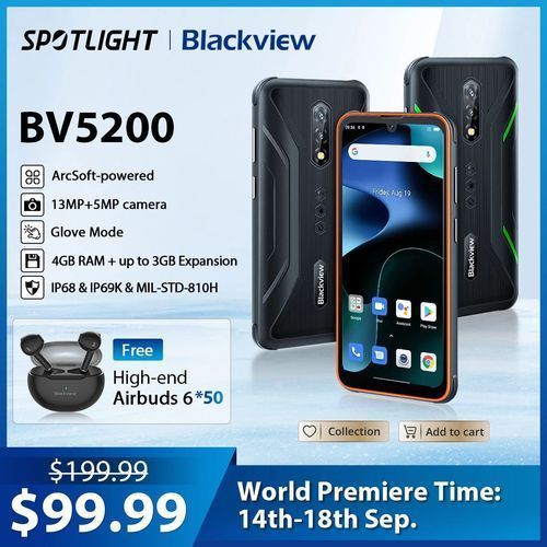 Blackview BV5200 4G Rugged Phone - WORLD PREMIERE - Aliexpress