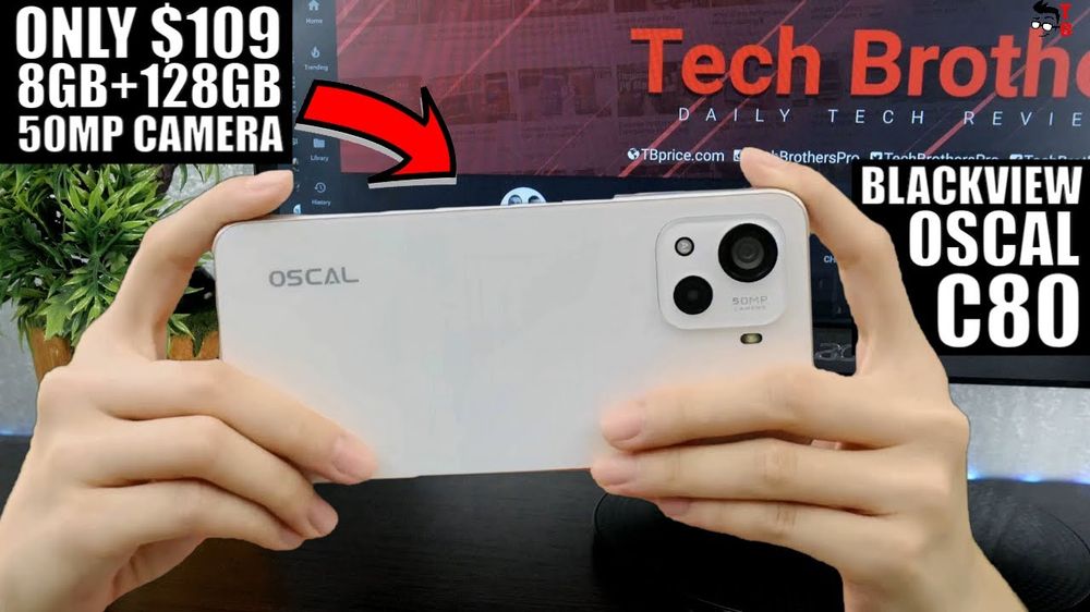 Blackview Oscal C80: Budget Smartphone with 8GB of RAM!