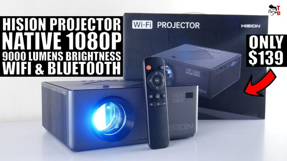 A Compact Native Full HD Wi-Fi Projector! HISION Projector REVIEW